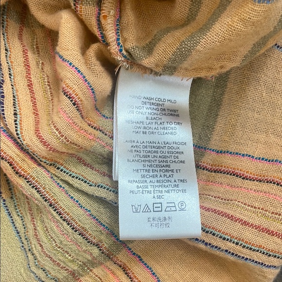 Anthropologie Plaid Blouse in Yellow and Green - Picture 6 of 9